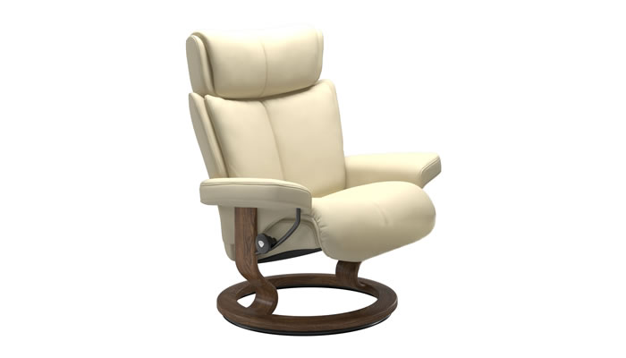 Stressless Magic with Classic Base in Paloma Vanilla Leather